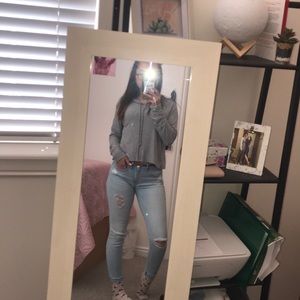 Hollister cropped sweatshirt!